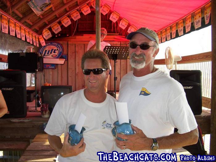 3rd Place Z class:  Mark Smith and Bubba Barbieri Nacra 20