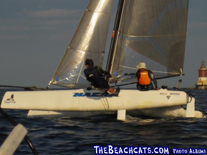 Nacra hull flying