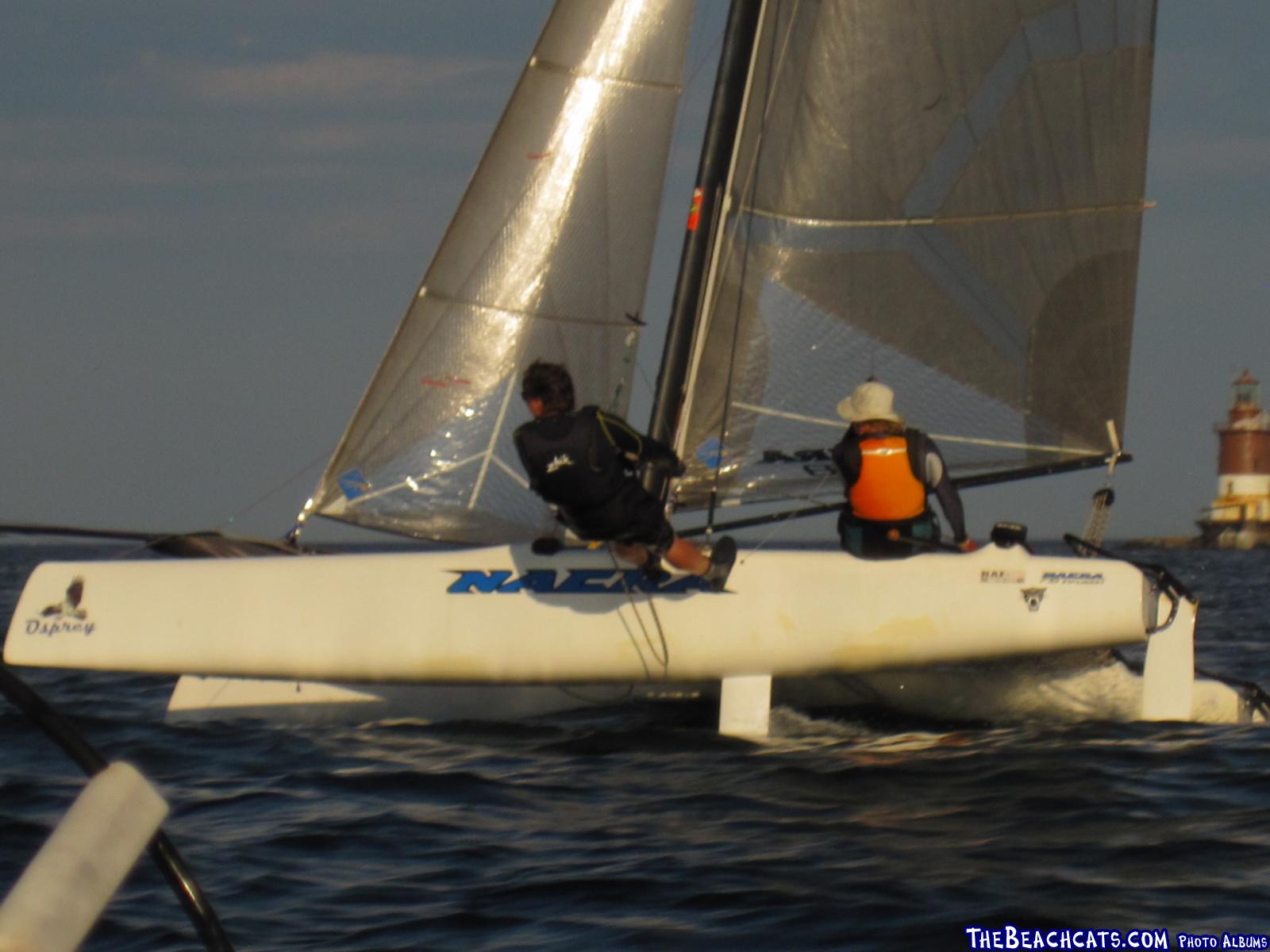 Nacra hull flying