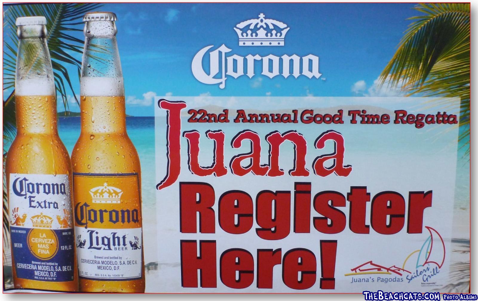 22nd Juana Good Time Regatta Corona Banner