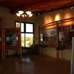 Displays inside visitors center