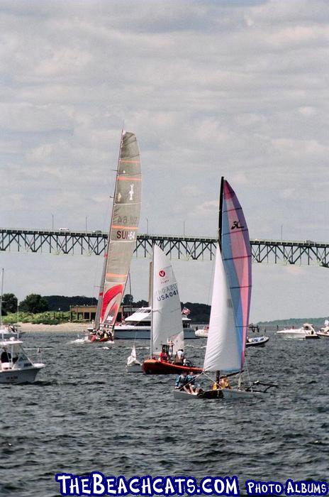 Hobie with crew of 5